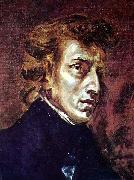 Eugene Delacroix Frederic Chopin oil painting